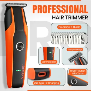 VGR V-999 Professional Hair Clipper & Beard Trimmer - Image 4