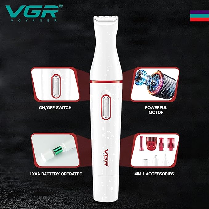 VGR V-725 Lady Shaver 4-in-1 - Image 3