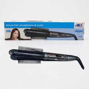 Anex AG-7040 Premium Hair Straightener & Curler – Professional 2-in-1 Hair Styling Tool