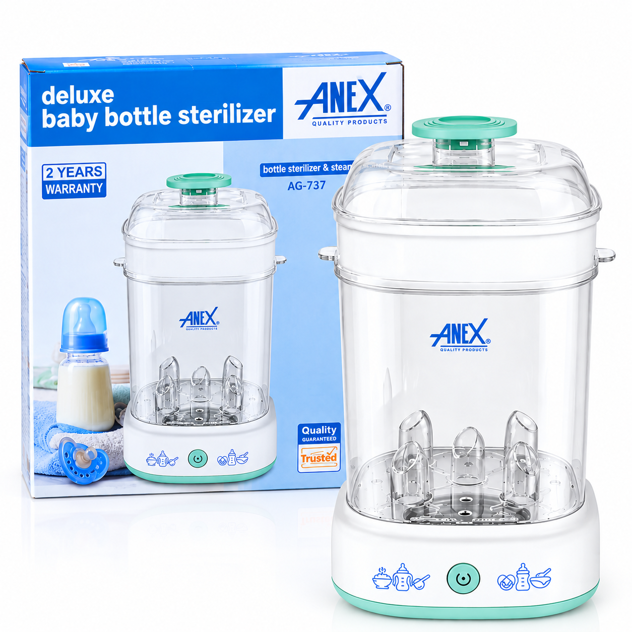 Anex AG-737 Deluxe Baby Bottle Sterilizer Price in Pakistan