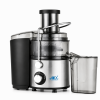 Anex Deluxe Juicer AG-92 multi-function juicer with blender, grinder, food processor attachments, and stainless steel body on a white background