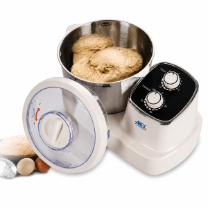Anex AG-2127 Dough Maker with 5L stainless steel mixing bowl and powerful 500W motor for easy homemade dough preparation
