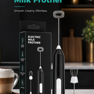 Rechargeable Coffee Foam Maker for Latte and Cappuccino