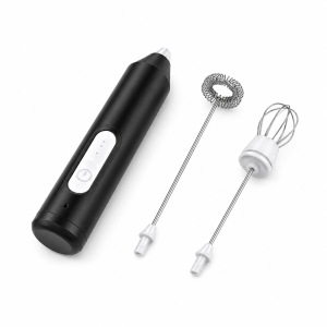 Electric Milk Frother with Stainless Steel Whisk
