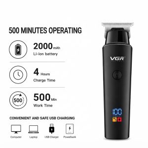 VGR V-937 Professional Hair Clipper & Beard Trimmer - Image 5