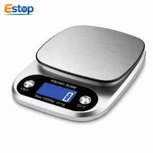 KS-305 Digital Kitchen Scale Stainless Steel Electronic Food Weighing Scale with LCD Display