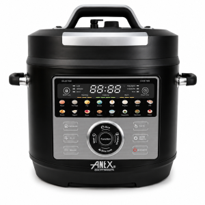 Anex Deluxe Electric Multi Pressure Cooker AG-2186 stainless steel electric pressure cooker for fast and convenient cooking
