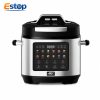 Anex AG-2188 Digital Electric Pressure Cooker with LED Touch Control Panel and Stainless Steel Body