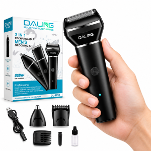 Daling DL-9250 3-in-1 Grooming Kit Electric Shaver, Trimmer - Image 4