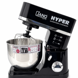 JANO Hyper Superpower Premium Imported Stand Mixer with 1200W motor and 7L stainless steel mixing bowl