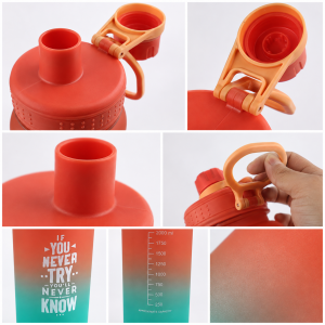 Premium A-275 800ml Leakproof Water Bottle | BPA-Free Reusable Sports Bottle with Measurement Scale - Image 5