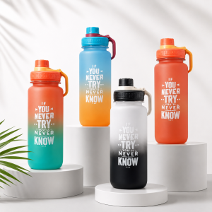 Alternative view of Premium A-276 1000ml Leakproof Water Bottle | BPA-Free Reusable Sports Bottle with Measurement Scale