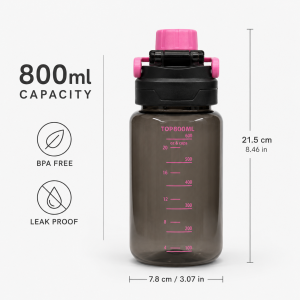 Premium A-296 800ml Leakproof Water Bottle | BPA-Free Reusable Sports Water Bottle - Image 5
