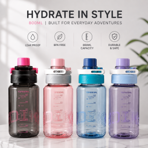 Alternative view of Premium A-296 800ml Leakproof Water Bottle | BPA-Free Reusable Sports Water Bottle