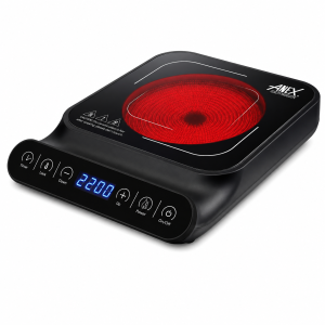 Anex AG-2166EX Deluxe Hot Plate – Best 2200W Electric Ceramic Cooker with Digital Timer - Image 4
