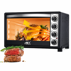 Alternative view of Anex AG-3079 Deluxe Oven Toaster with Convection Fan – Best 2200W 60L Electric Oven with Rotisserie
