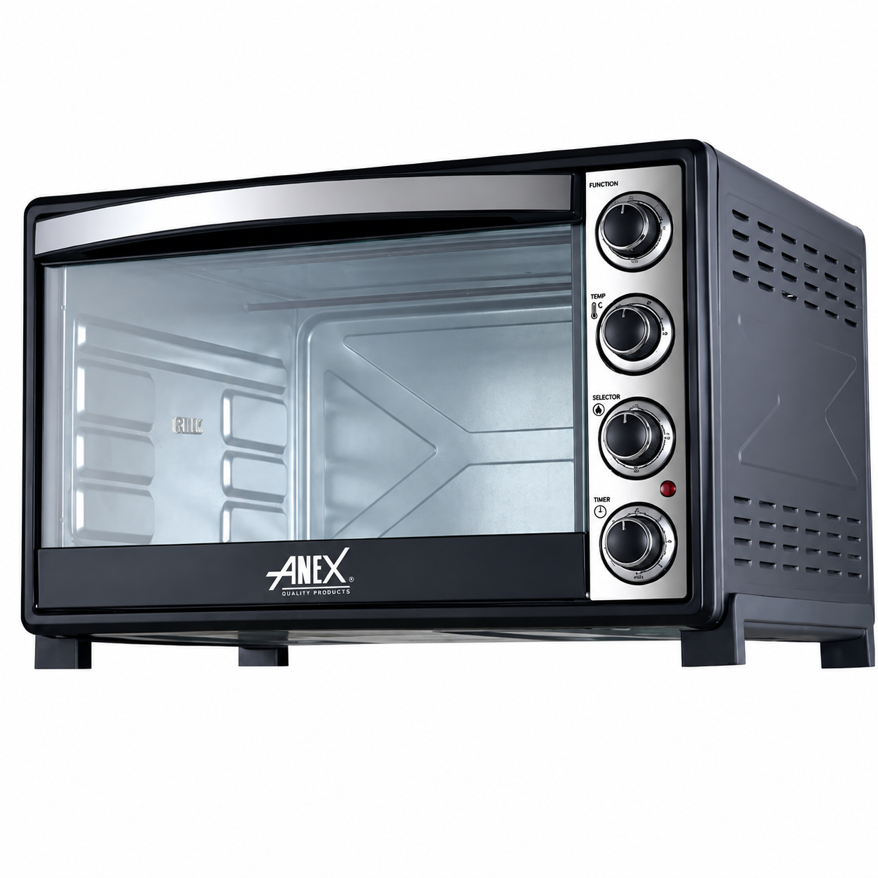 Anex AG-3079 Deluxe Oven Toaster with Convection Fan – Best 2200W 60L Electric Oven with Rotisserie - Image 3