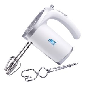 Anex AG-390EX Deluxe Hand Mixer – Powerful 250W Electric Hand Mixer with 5 Speed & Turbo Function
