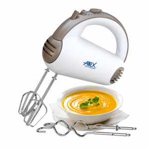 Anex AG-392 Premium Hand Mixer – Powerful 250W Electric Mixer with Turbo Speed & Stainless Steel Beaters - Image 3