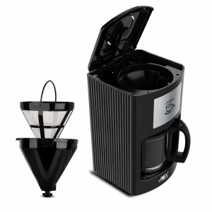 Anex AG-811 Deluxe Coffee Maker – 1.25L 2-10 Cup Drip Coffee Machine with Keep Warm Plate - Image 3