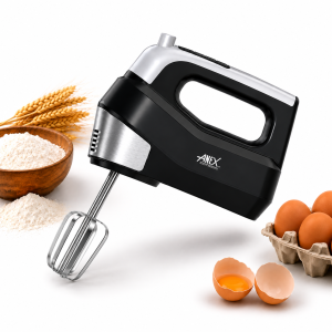 Anex AG-823 Premium Hand Mixer – Powerful 300W Electric Hand Mixer with 5 Speed & Turbo Function - Image 2