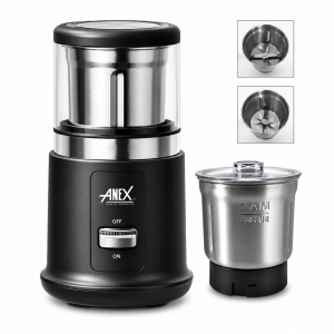 Anex AG-649 Grinder – Best 250W Wet & Dry Stainless Steel Electric Spice Grinder