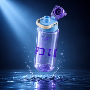 Premium A-297 Sports Water Bottle with Straw & Carry Handle | Leak-Proof BPA-Free Water Bottle - Image 7