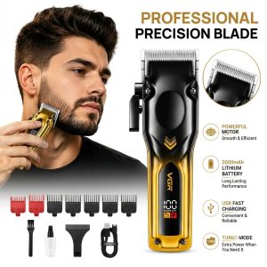 VGR V-656 Professional Premium Hair Clipper –  LCD Display - Image 3
