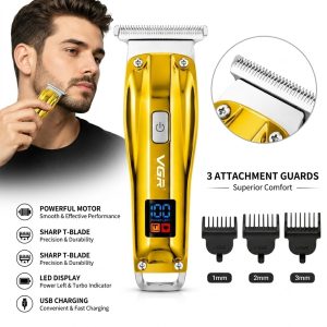 VGR V-956 Professional Hair Clipper & Beard Trimmer - Image 4
