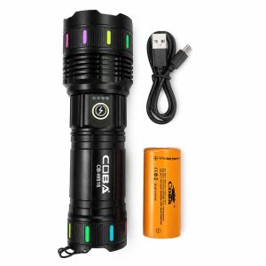 Coba Aluminum Alloy Strong Light Flashlight CB-W516 – 2KM Long Range - Image 5