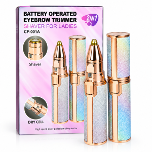 CF-001A 2-in-1 Battery Operated Eyebrow Trimmer and Shaver for Ladies price in Pakistan