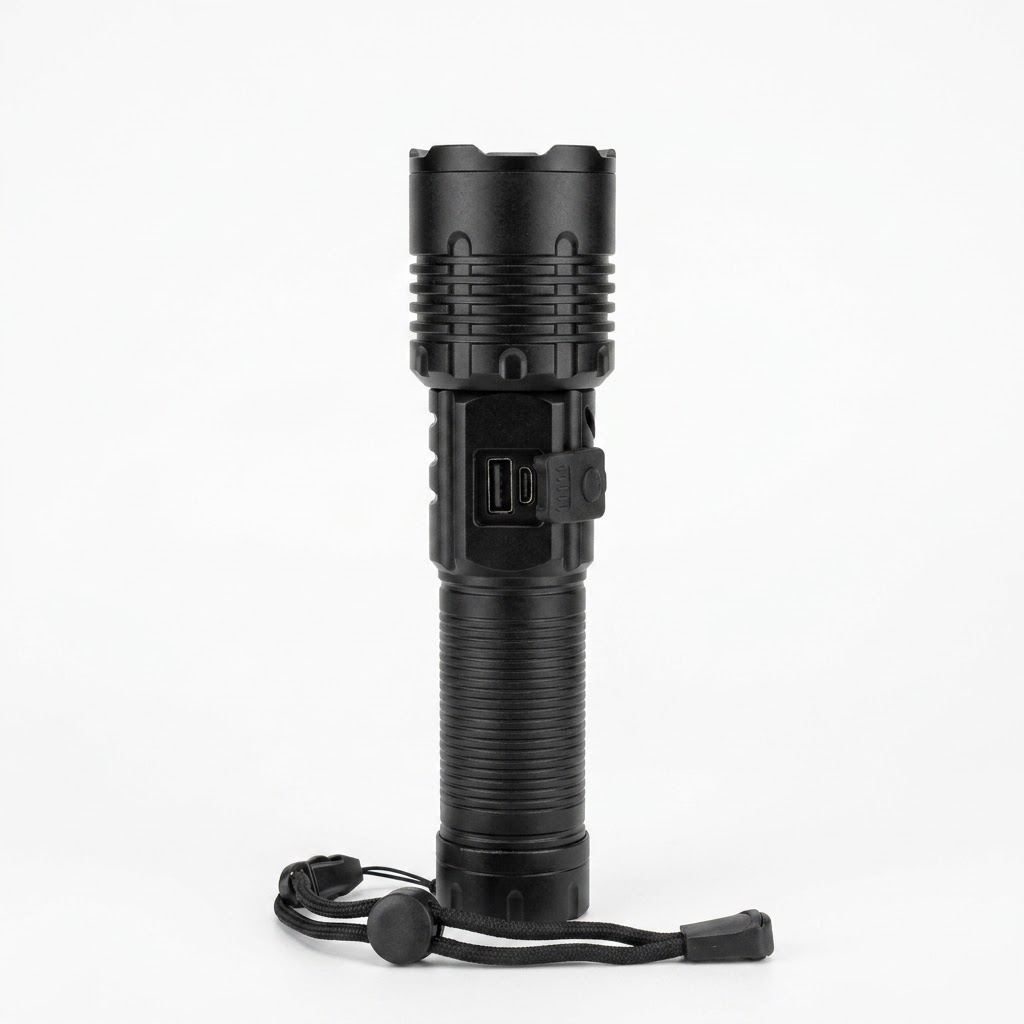 Ruiling RL-C26-TG Strong Ligth LED Flashlight | 20W & 2500 Lumen - Image 3