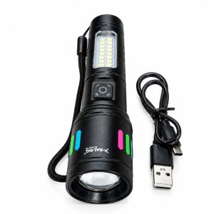 Imported USB Rechargeable X-Balog BL-625-TG Mini LED Flashlight - Image 3