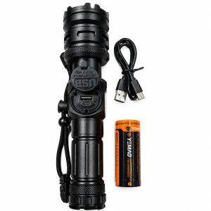 Yemao YM-G280 USB Rechargeable Flashlight with Side COB Light - Image 5