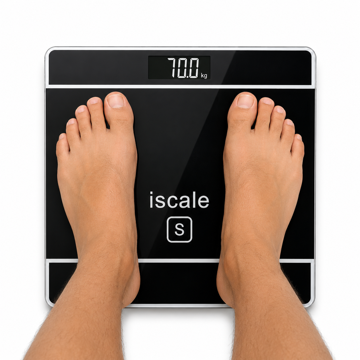 iScale Electronic Bathroom Scale – Digital Body Weight Scale - Image 2